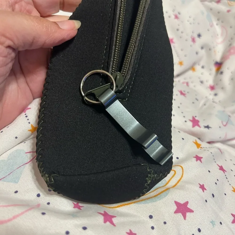 NWT Macy's Black Nylon Pouch Backpack